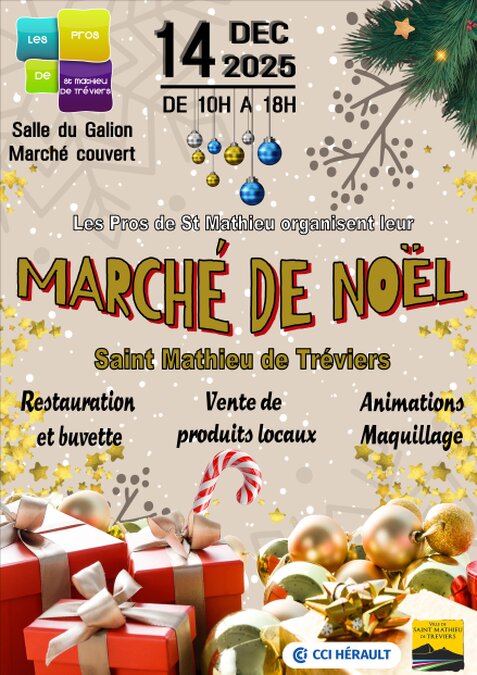 Marché de Noël des Pros de Saint Mathieu